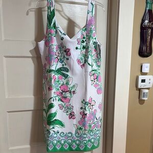 NWT Lilly Pulitzer Del Rey Stretch Shift XL